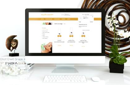 Webshop / Store Beauté concept